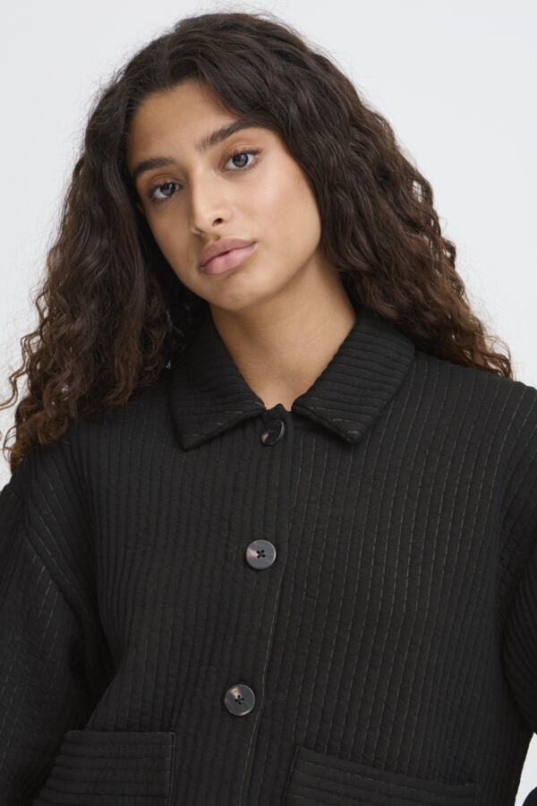 Veste Kate Quilted Noir Ichi