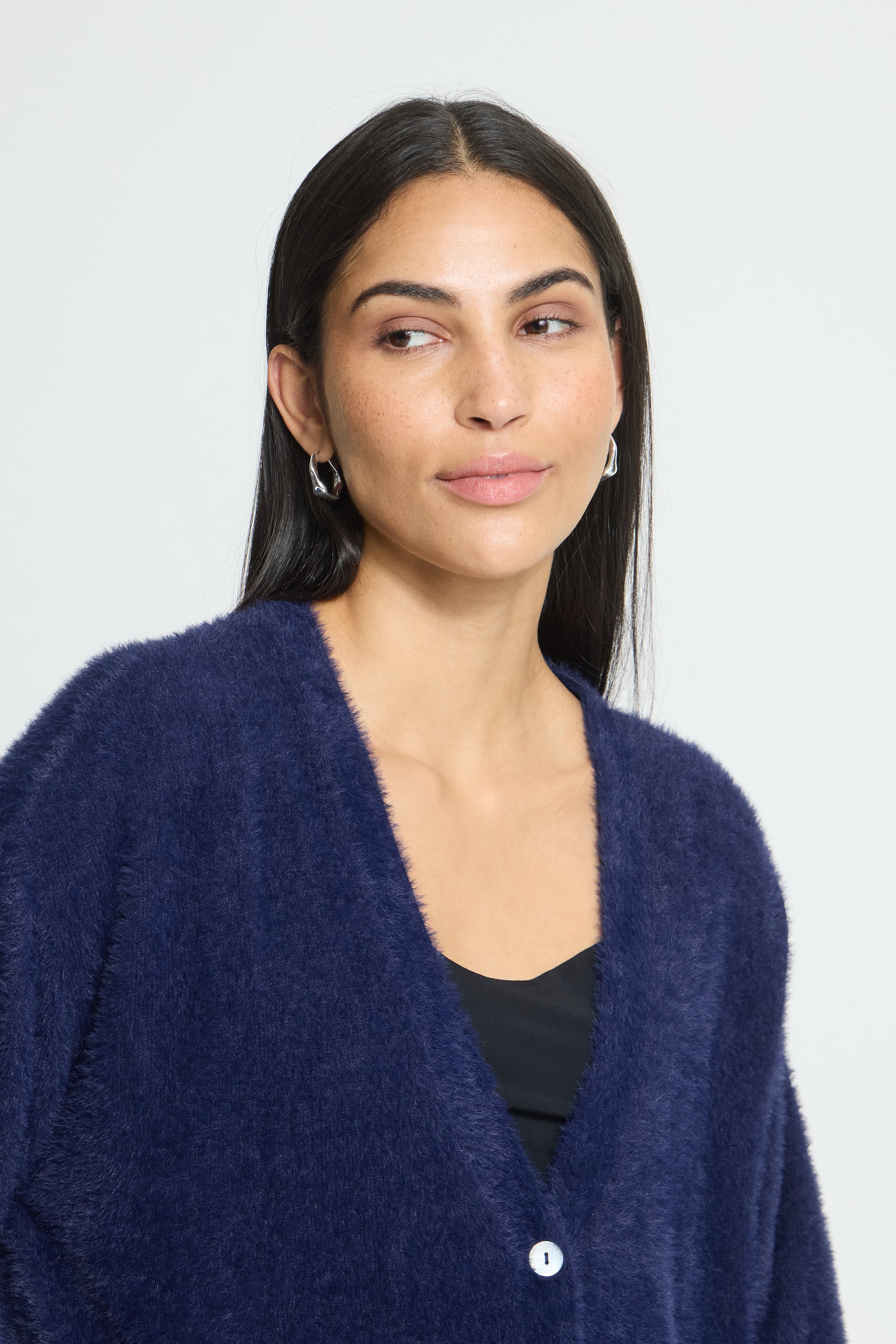 Cardigan Brula Bleu Maritime Ichi