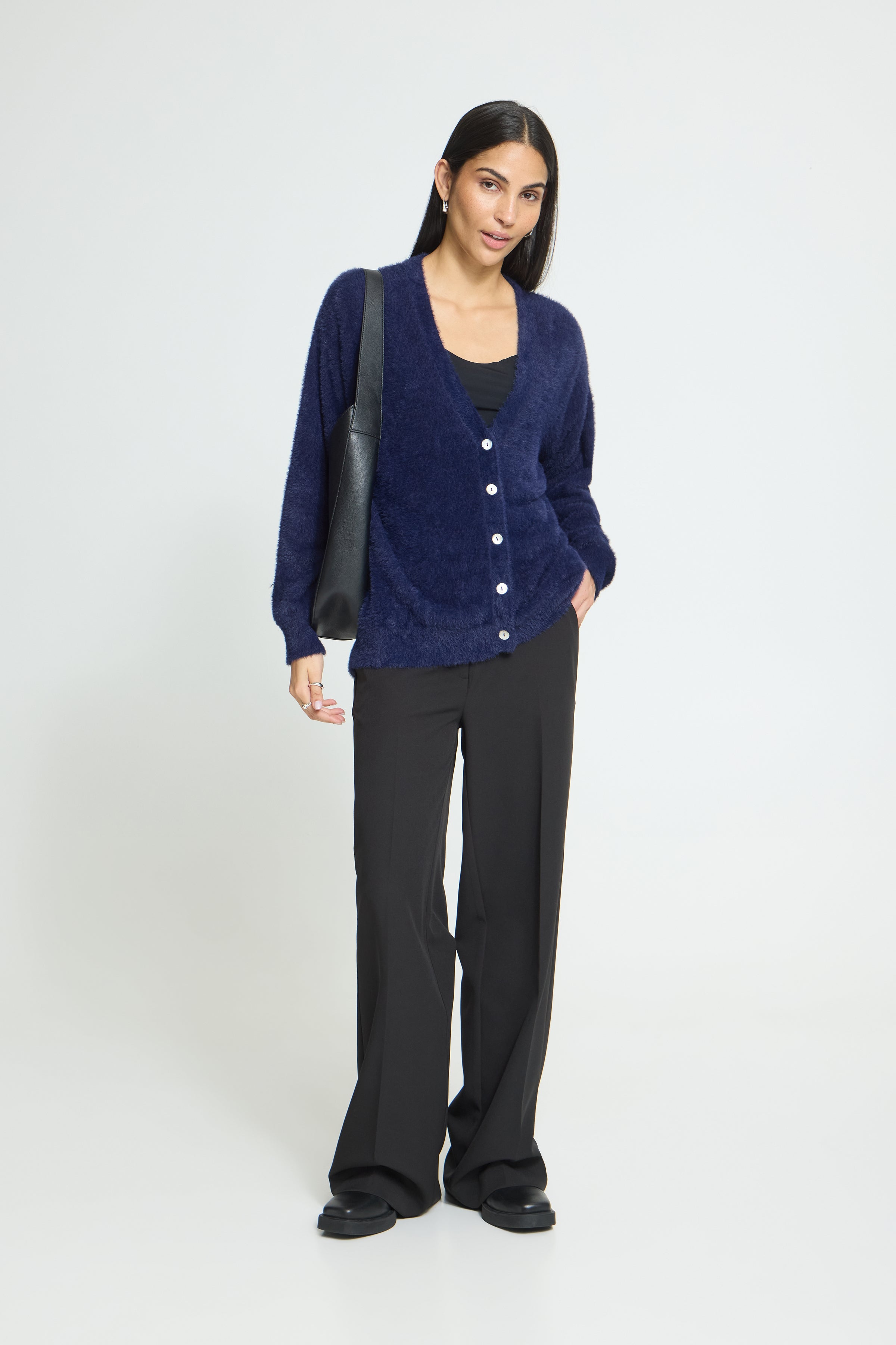 Cardigan Brula Bleu Maritime Ichi