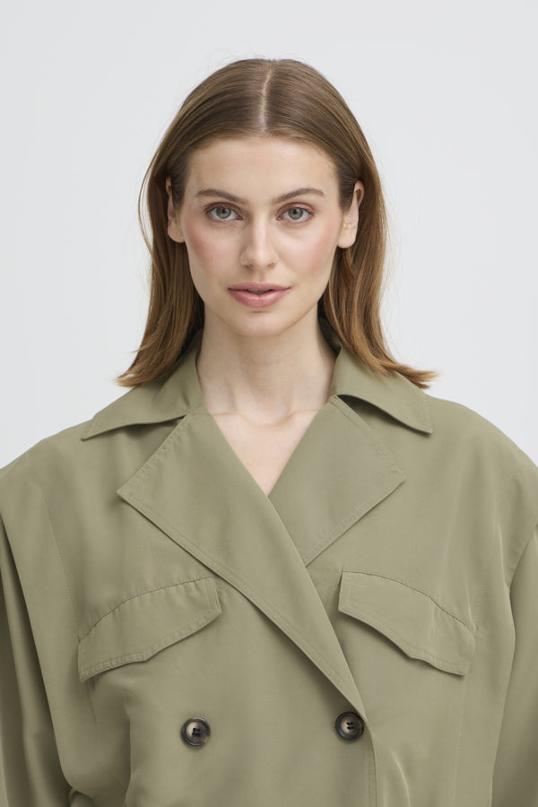 Ichi Gezavo Green Coat