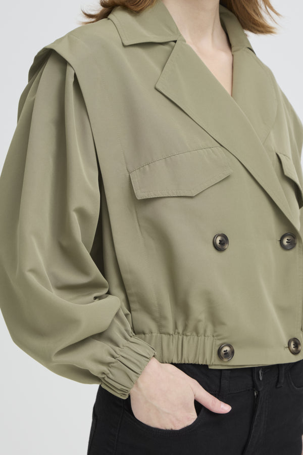 Manteau Gezavo Vert Ichi