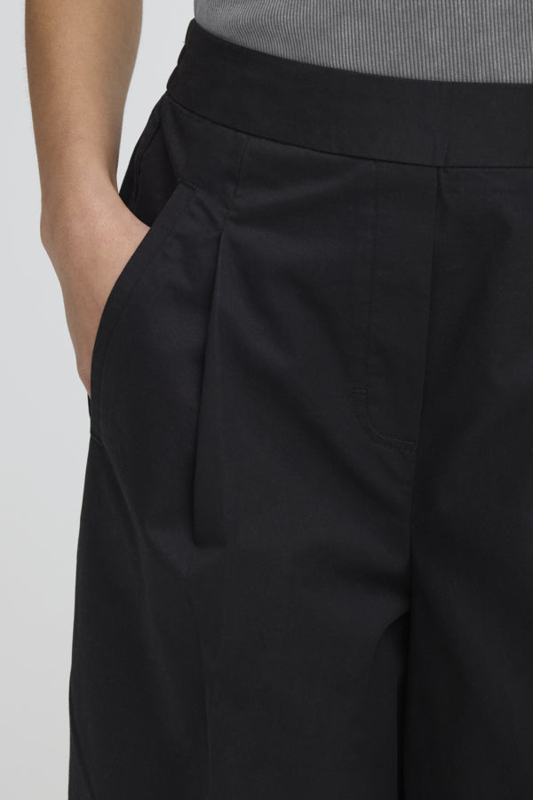 Ichi Black Funi Trousers