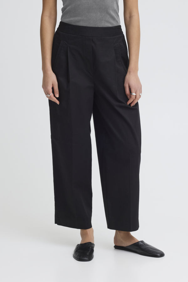Ichi Black Funi Trousers