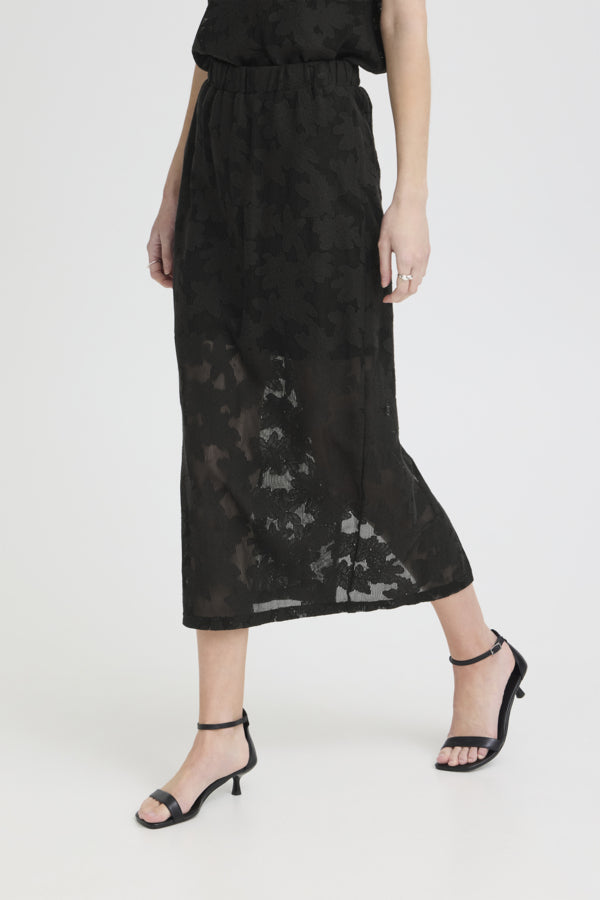 Ichi Black Mania Skirt