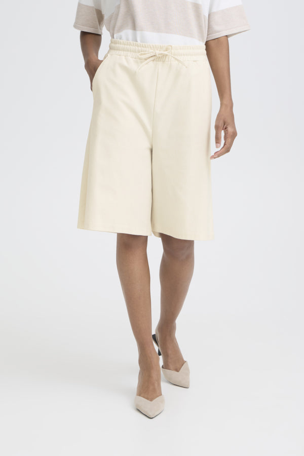 Ichi Cream Denim Kate Shorts