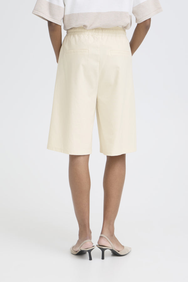 Ichi Cream Denim Kate Shorts