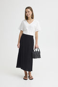 Ichi Marrakech Black Skirt