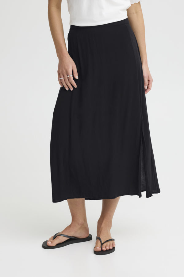 Ichi Marrakech Black Skirt