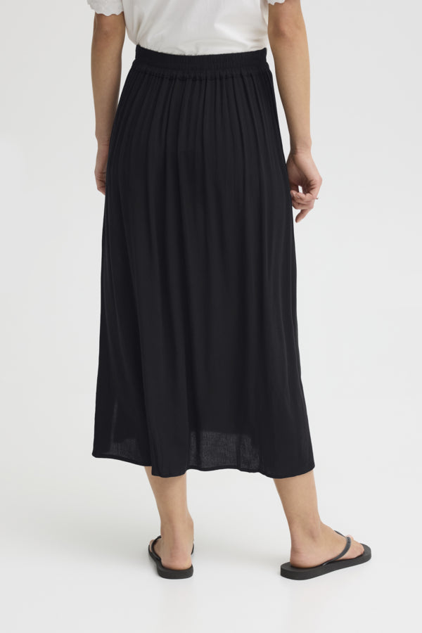 Ichi Marrakech Black Skirt