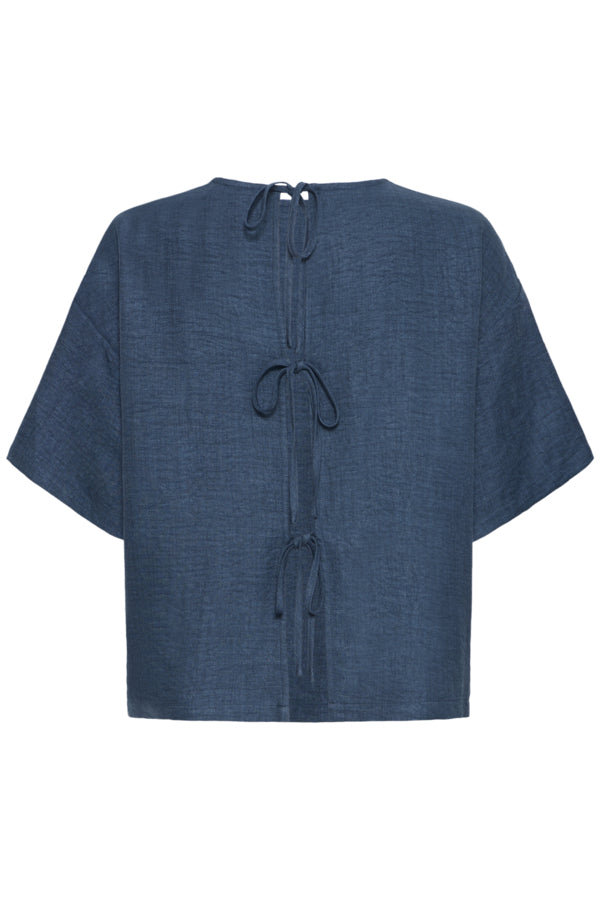 Ichi Navy Katico Top