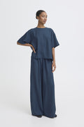 Ichi Navy Katico Top