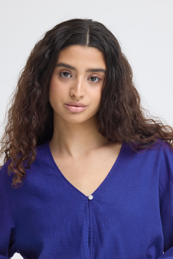 Haut Linno LS Bleu Ichi