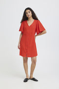 Robe Lifana Rouge Feu Ichi