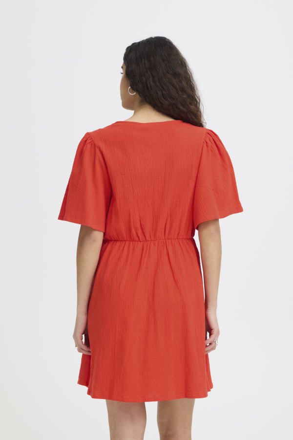 Robe Lifana Rouge Feu Ichi