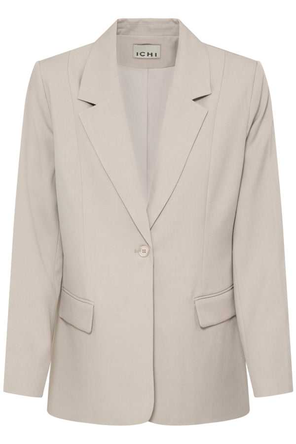 Ichi Fava Long Dove Blazer Mix