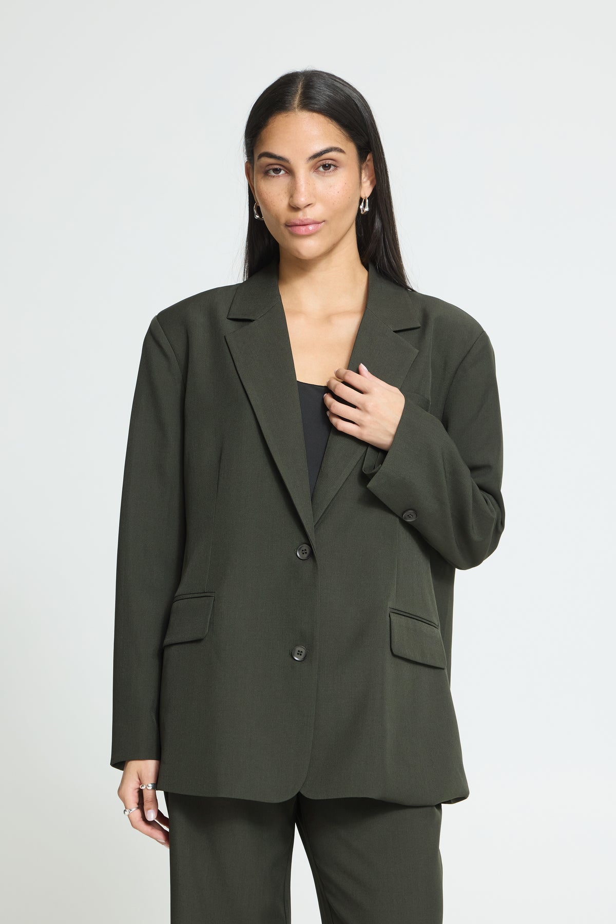 Veston Fava Oversize Vert Rosin Ichi
