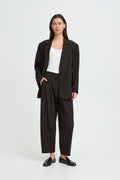 Pantalon Fava Barrel Noir Ichi
