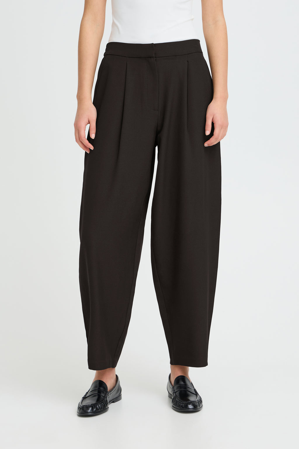 Pantalon Fava Barrel Noir Ichi