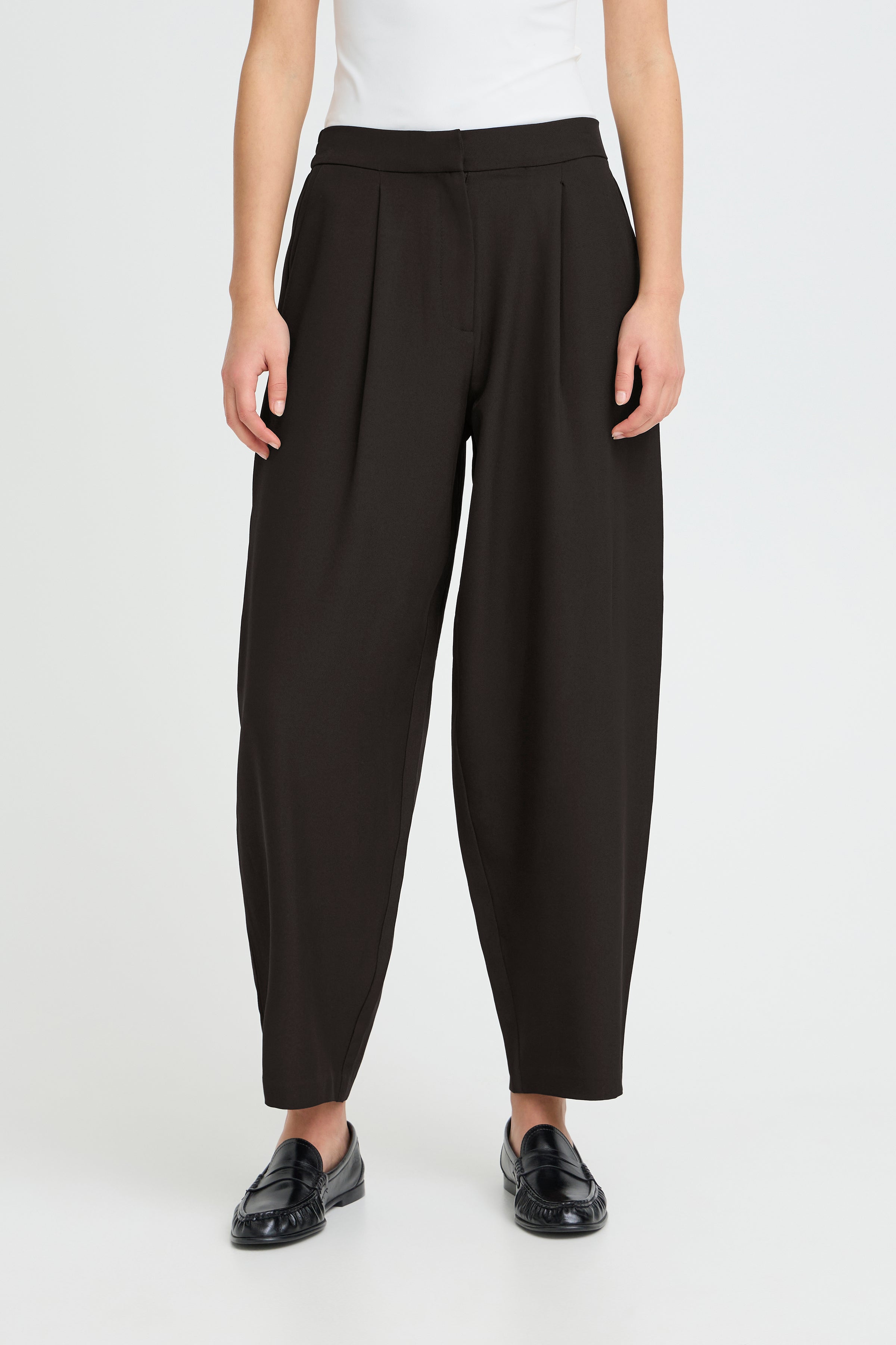 Pantalon Fava Barrel Noir Ichi
