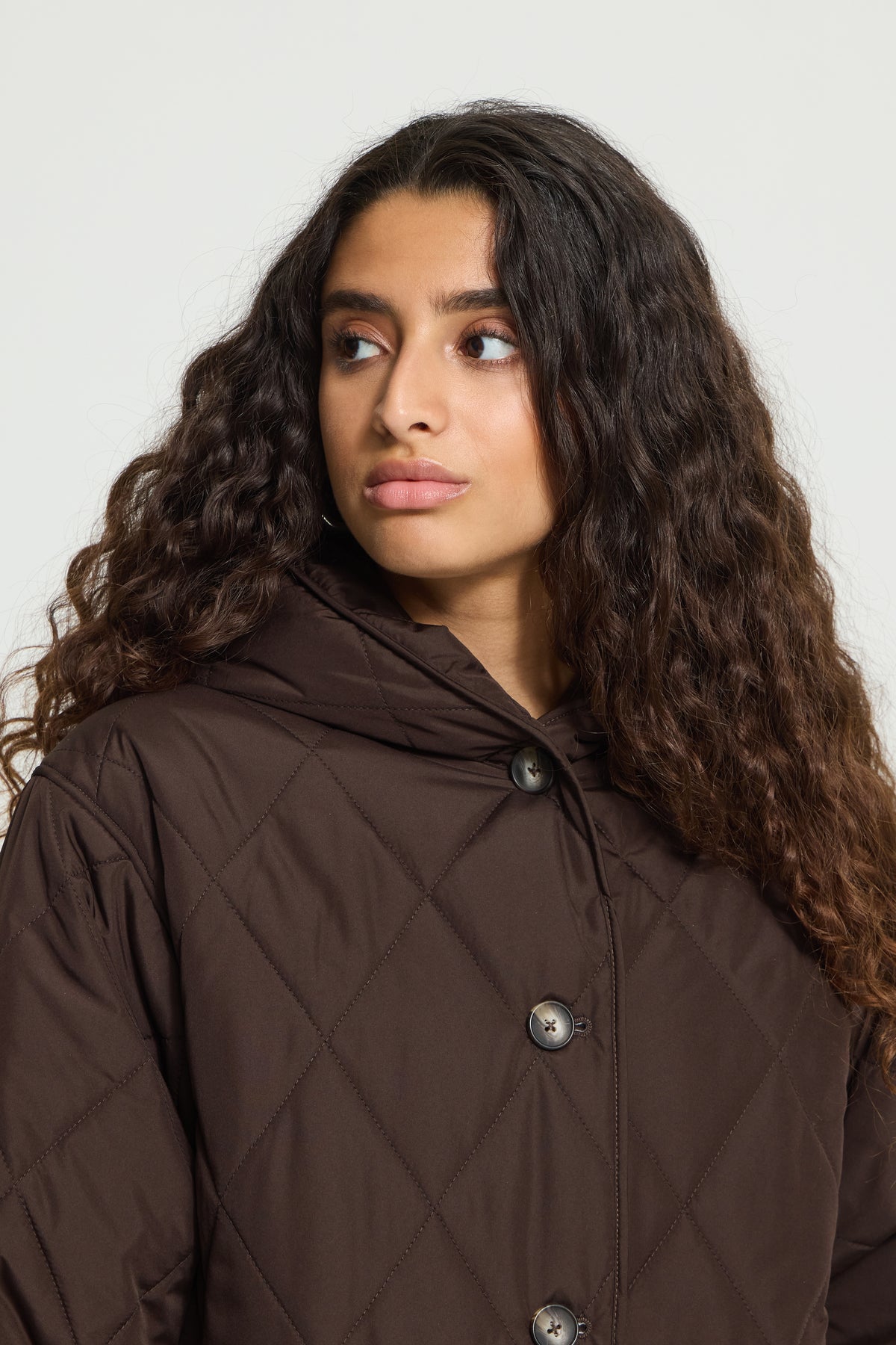 Manteau Hansa Brun Mole Ichi