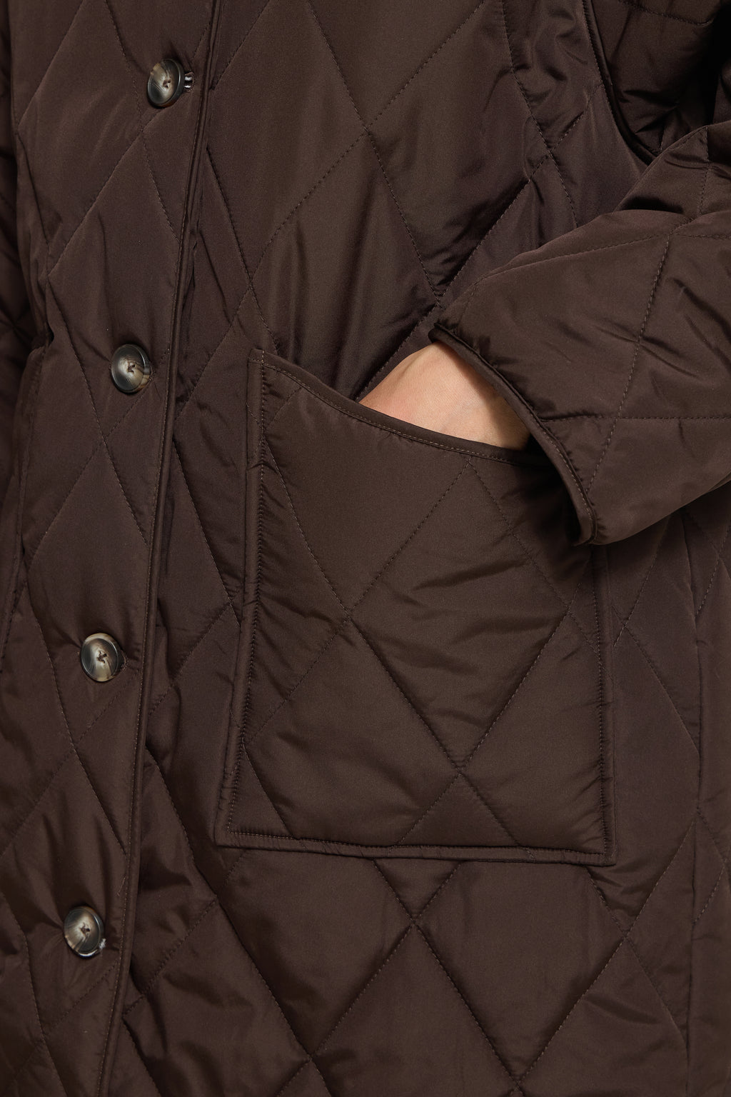 Manteau Hansa Brun Mole Ichi