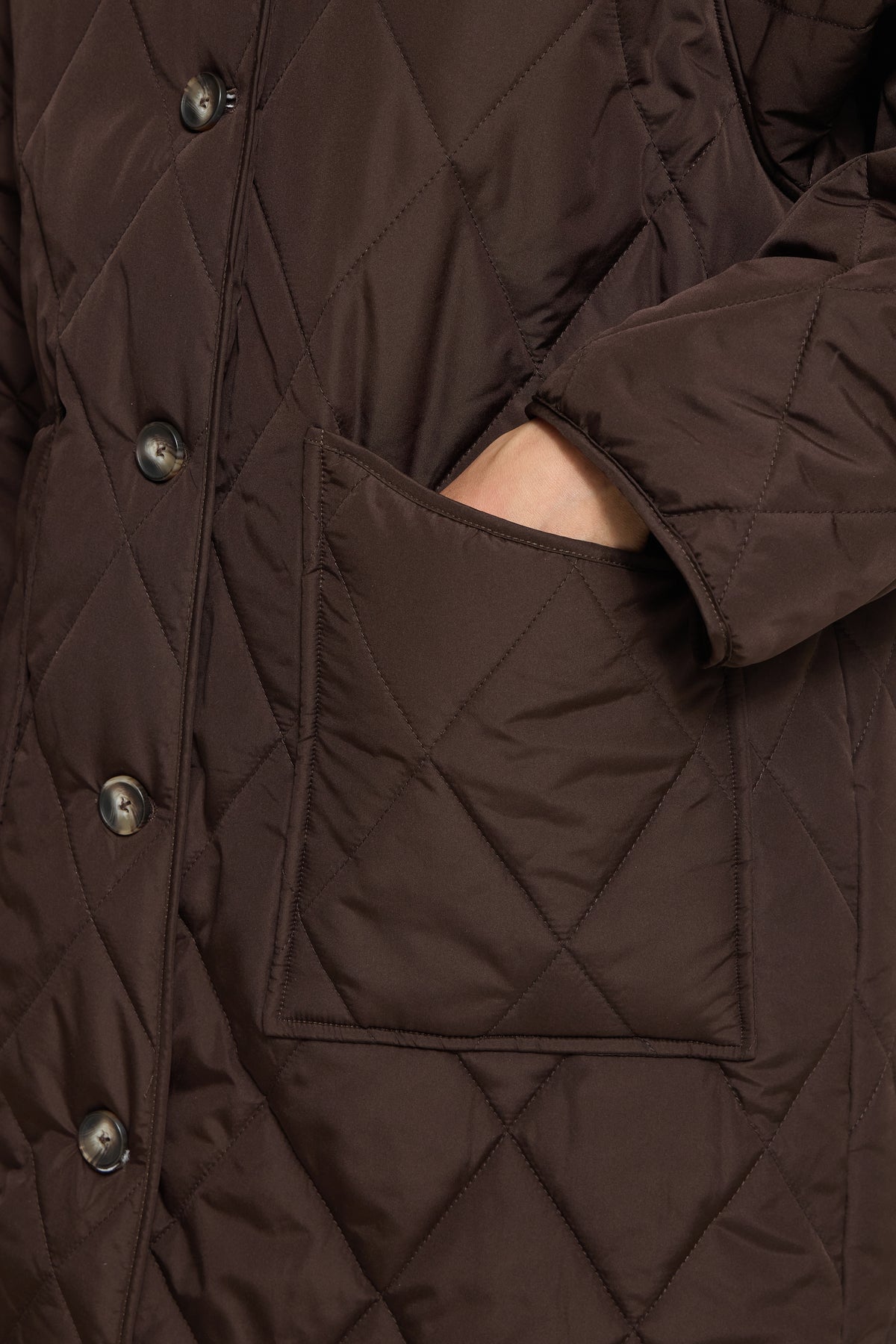 Manteau Hansa Brun Mole Ichi