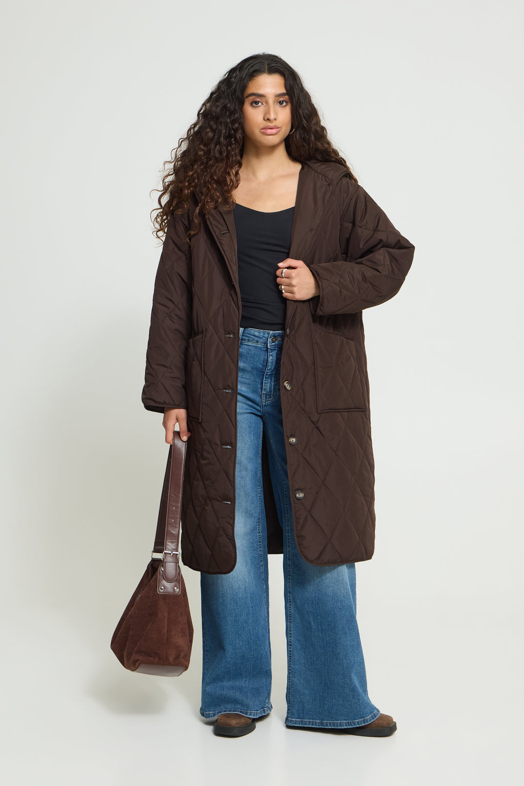 Manteau Hansa Brun Mole Ichi