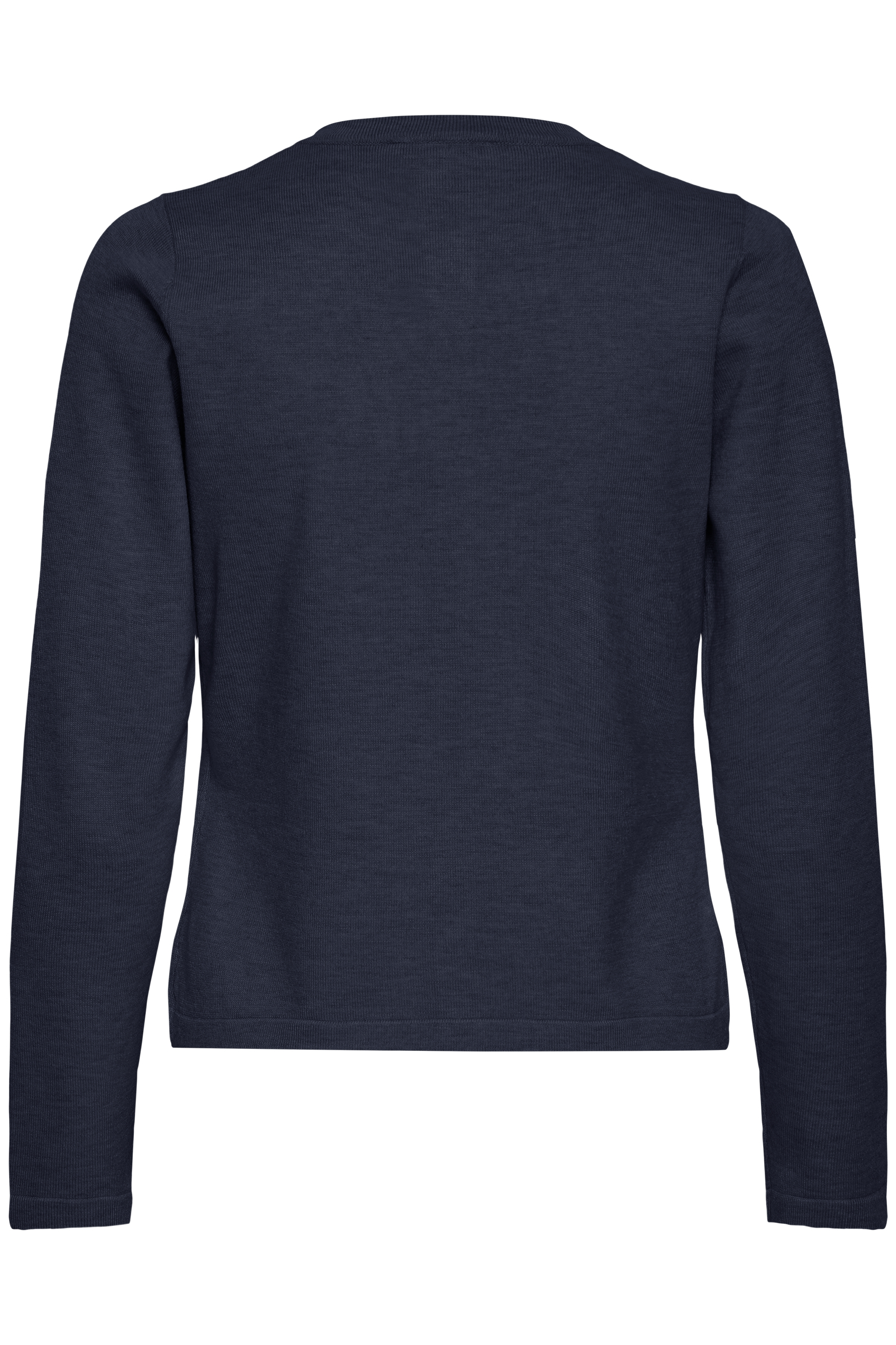 Cardigan Luls O-Neck Bleu Marine Ichi