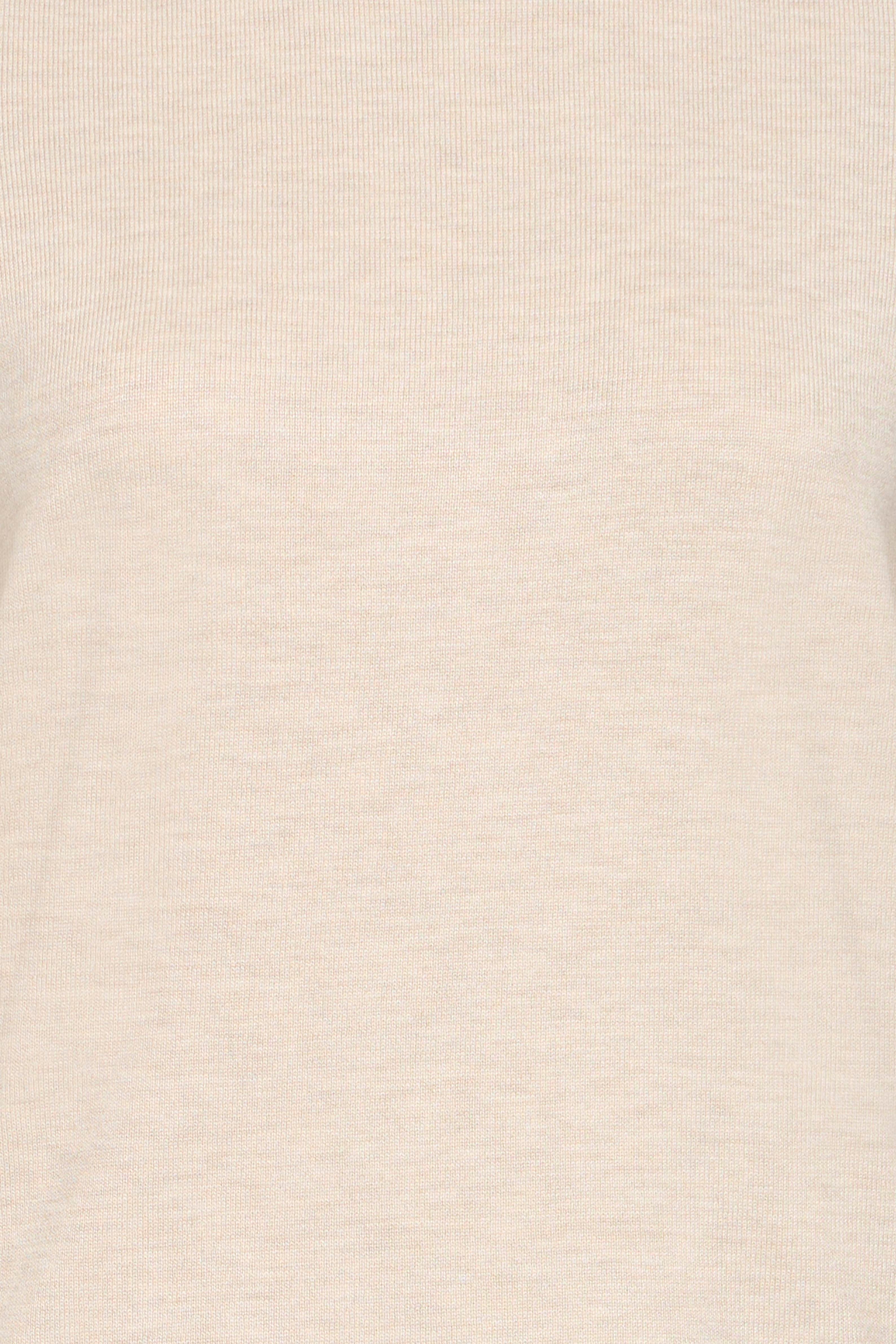 Haut Luls O-Neck Beige Mélange Ichi
