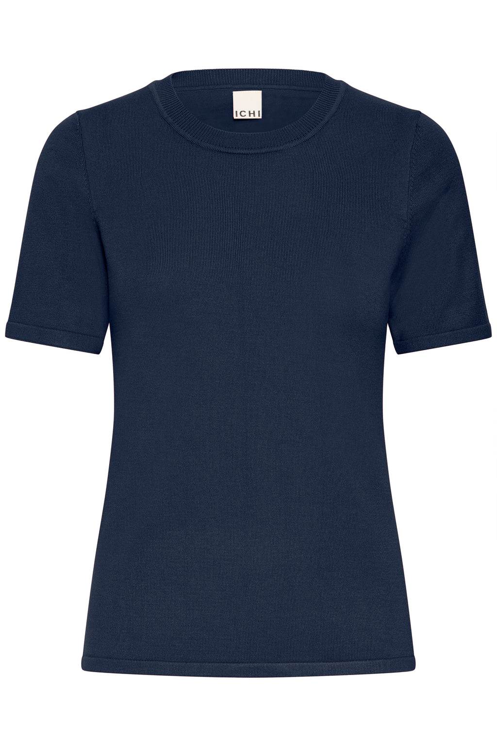 Haut Luls O-Neck Bleu Marine Ichi