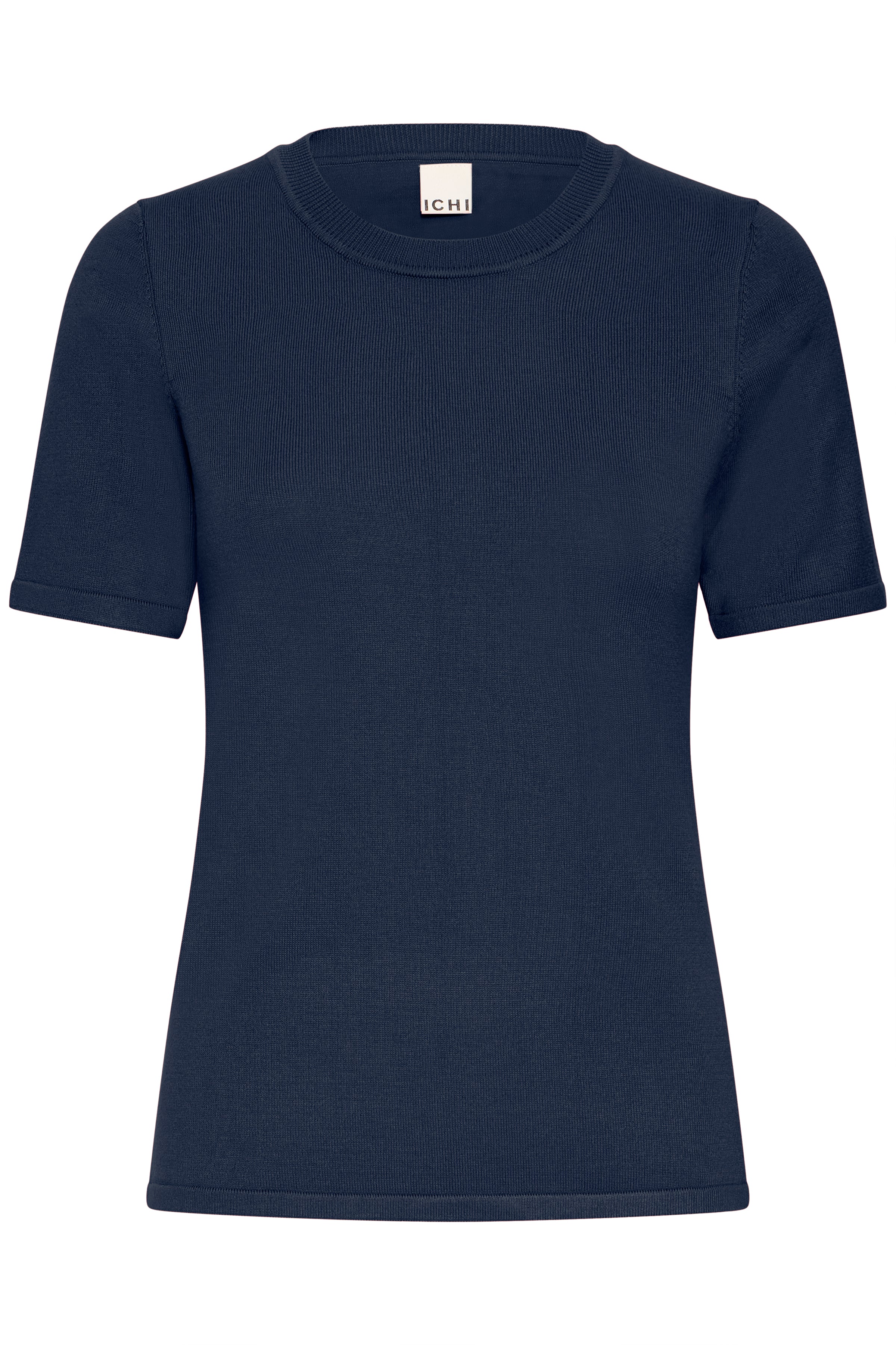 Haut Luls O-Neck Bleu Marine Ichi