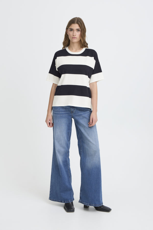 Luls Loose Marine & White Ichi Jumper