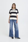 Luls Loose Marine & White Ichi Jumper