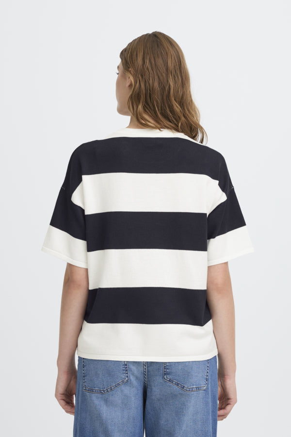 Luls Loose Marine & White Ichi Jumper