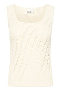 Ichi White Cotine Camisole