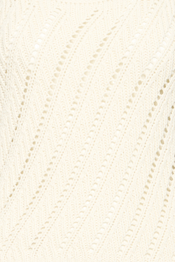 Ichi White Cotine Camisole
