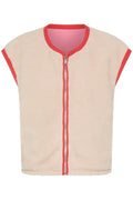Veste Reversible Lizola Crème et Rose Ichi