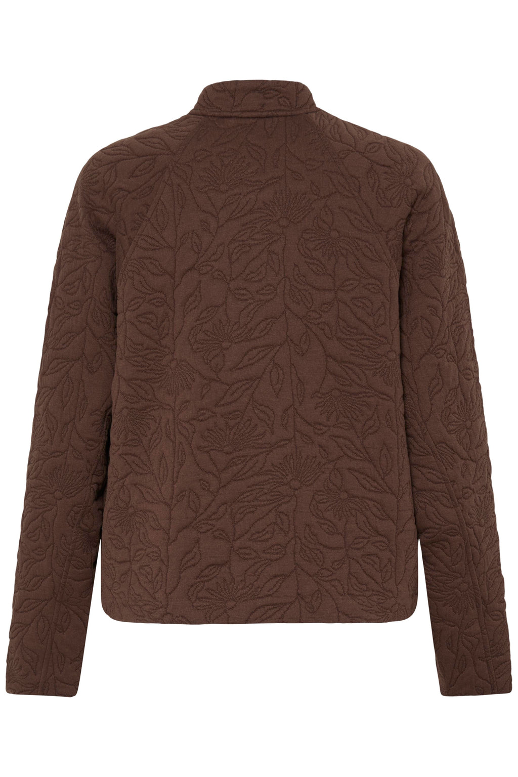 Ichi Chicory Brown Quilted Kate Jacket