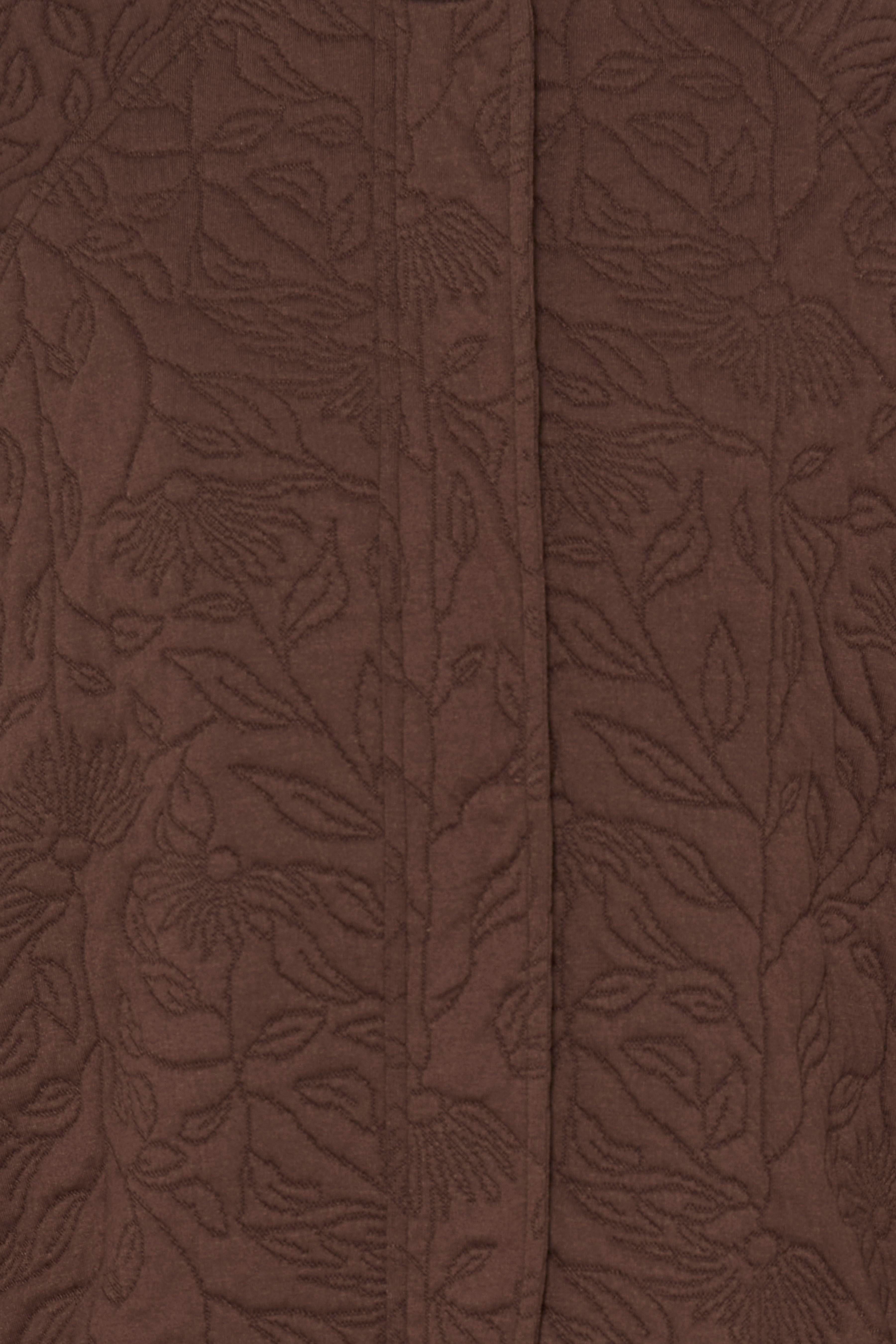 Ichi Chicory Brown Quilted Kate Jacket