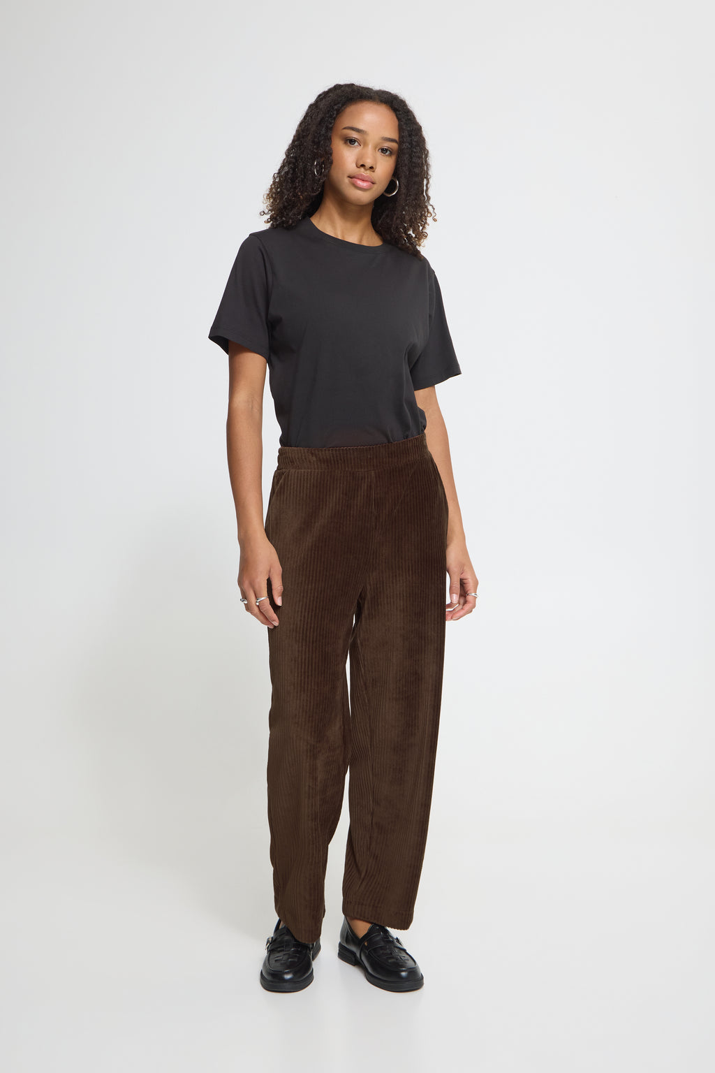 Pantalon Tamary Brun Chicory Coffee Ichi
