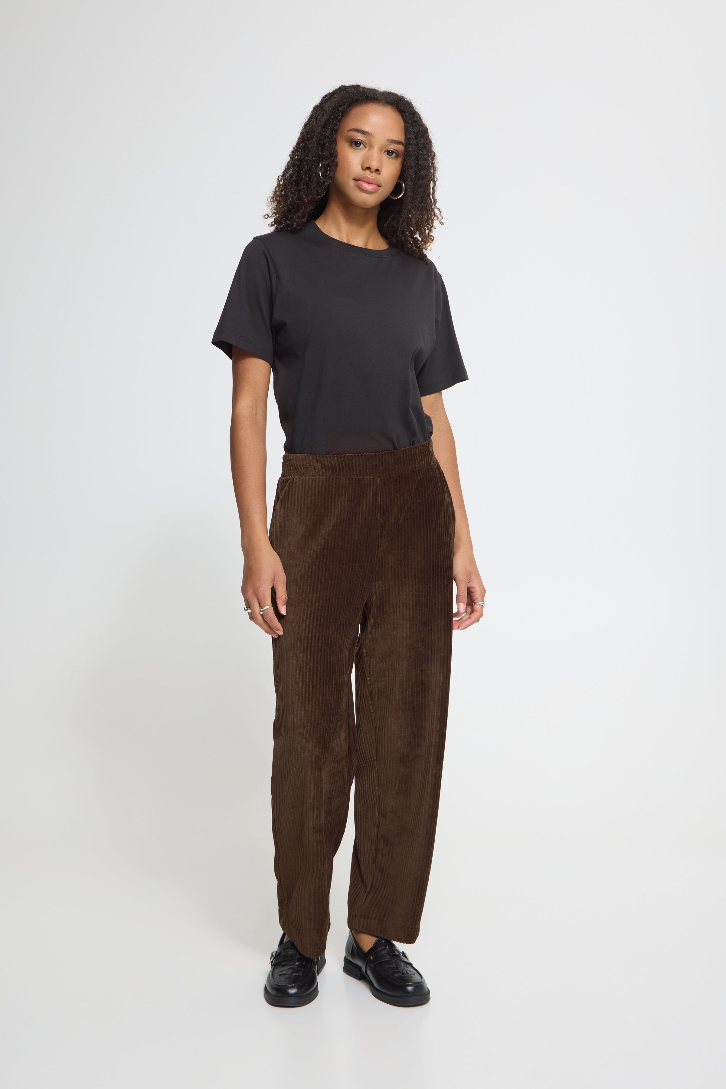 Pantalon Tamary Brun Chicory Coffee Ichi