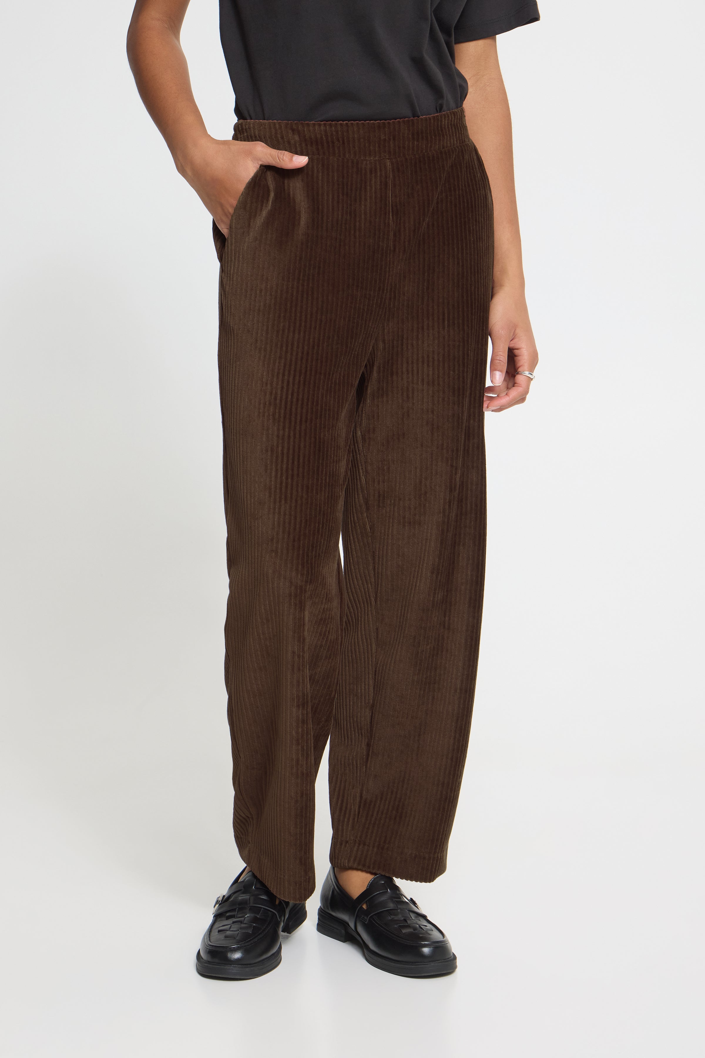 Pantalon Tamary Brun Chicory Coffee Ichi