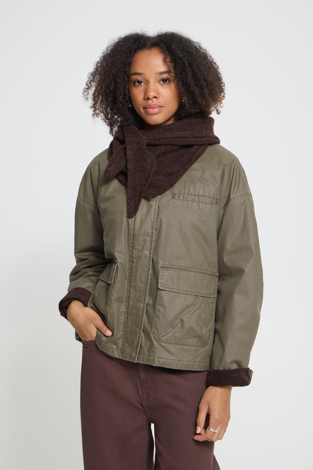 Foulard Gry Brun Ichi