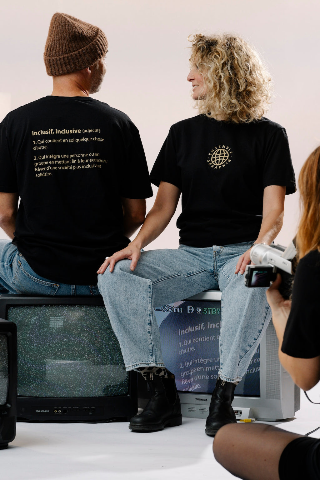 Black Seraphin T-Shirt Set