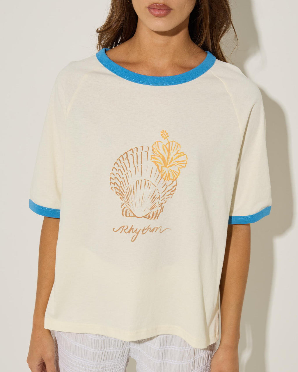 T-Shirt Sunshine Seashell Cream Rhythm