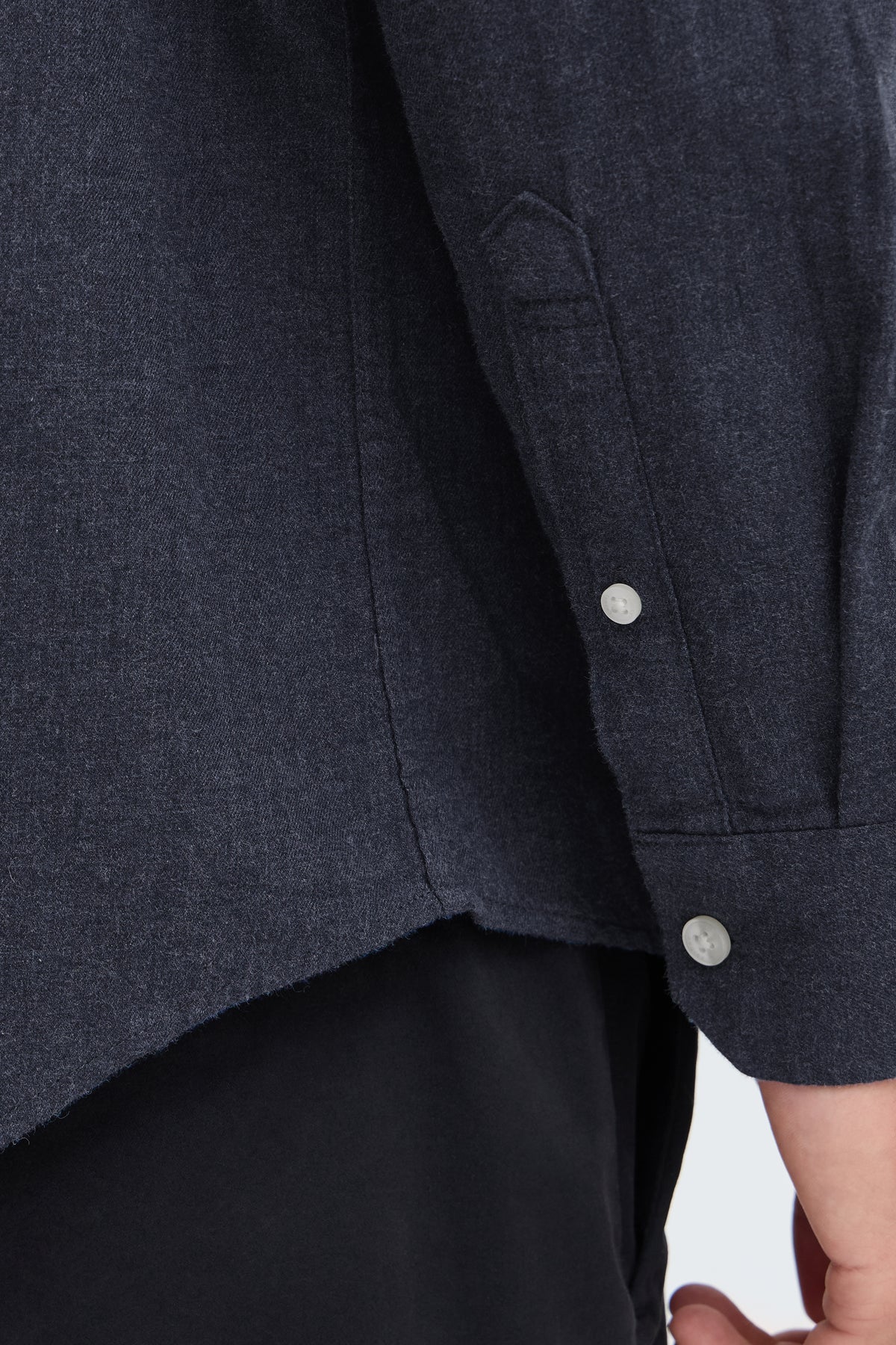 Anton Marine Mélange Casual Friday Shirt