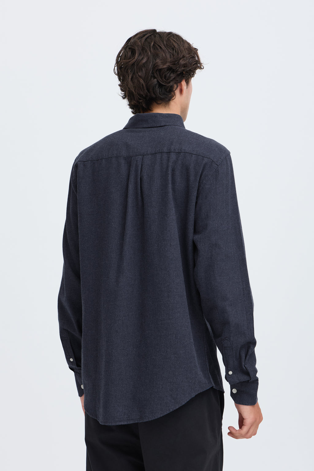 Anton Marine Mélange Casual Friday Shirt