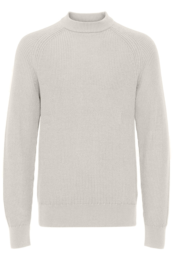 Pull Kristian Raglan Rib Beige Stone Casual Friday