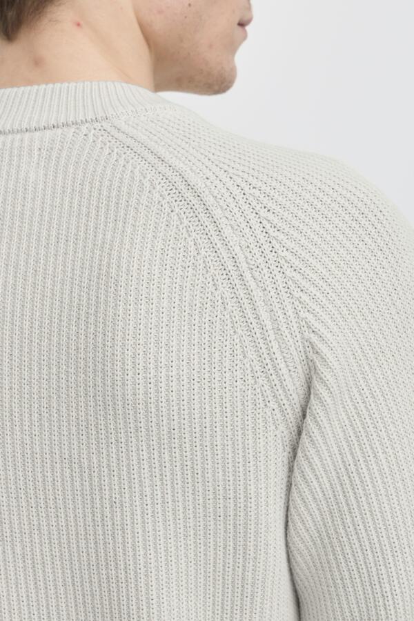 Pull Kristian Raglan Rib Beige Stone Casual Friday