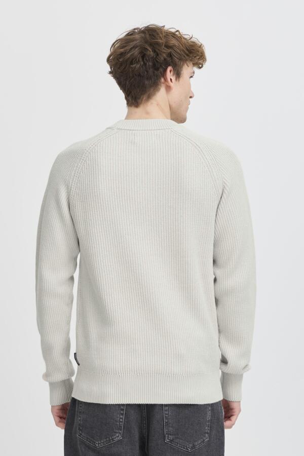 Pull Kristian Raglan Rib Beige Stone Casual Friday